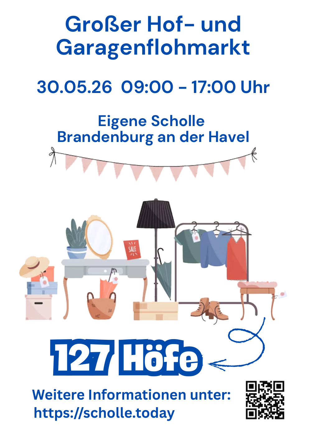 Flohmarkt-Plakat